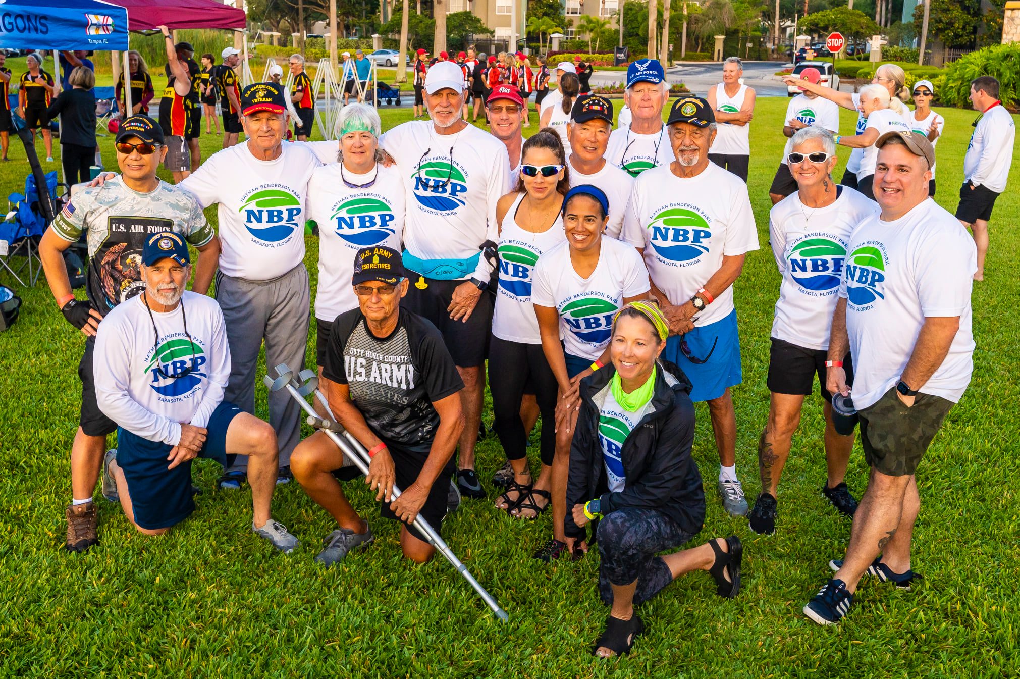 Veterans paddling team