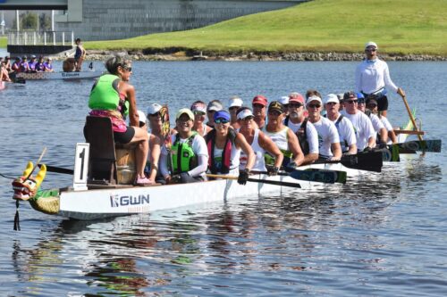Warriors paddling team