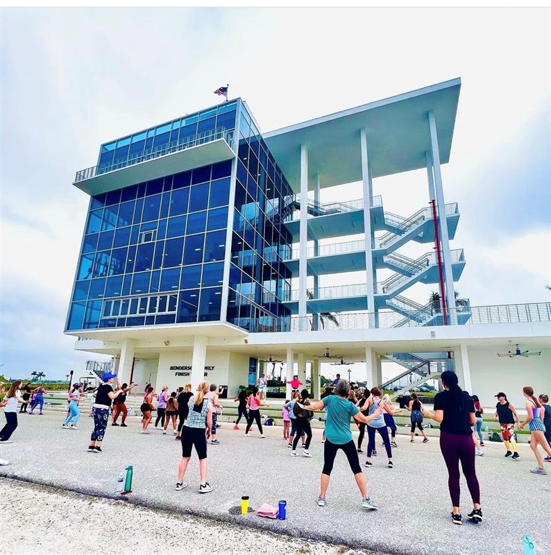 Outdoor event at Nathan Benderson Park
